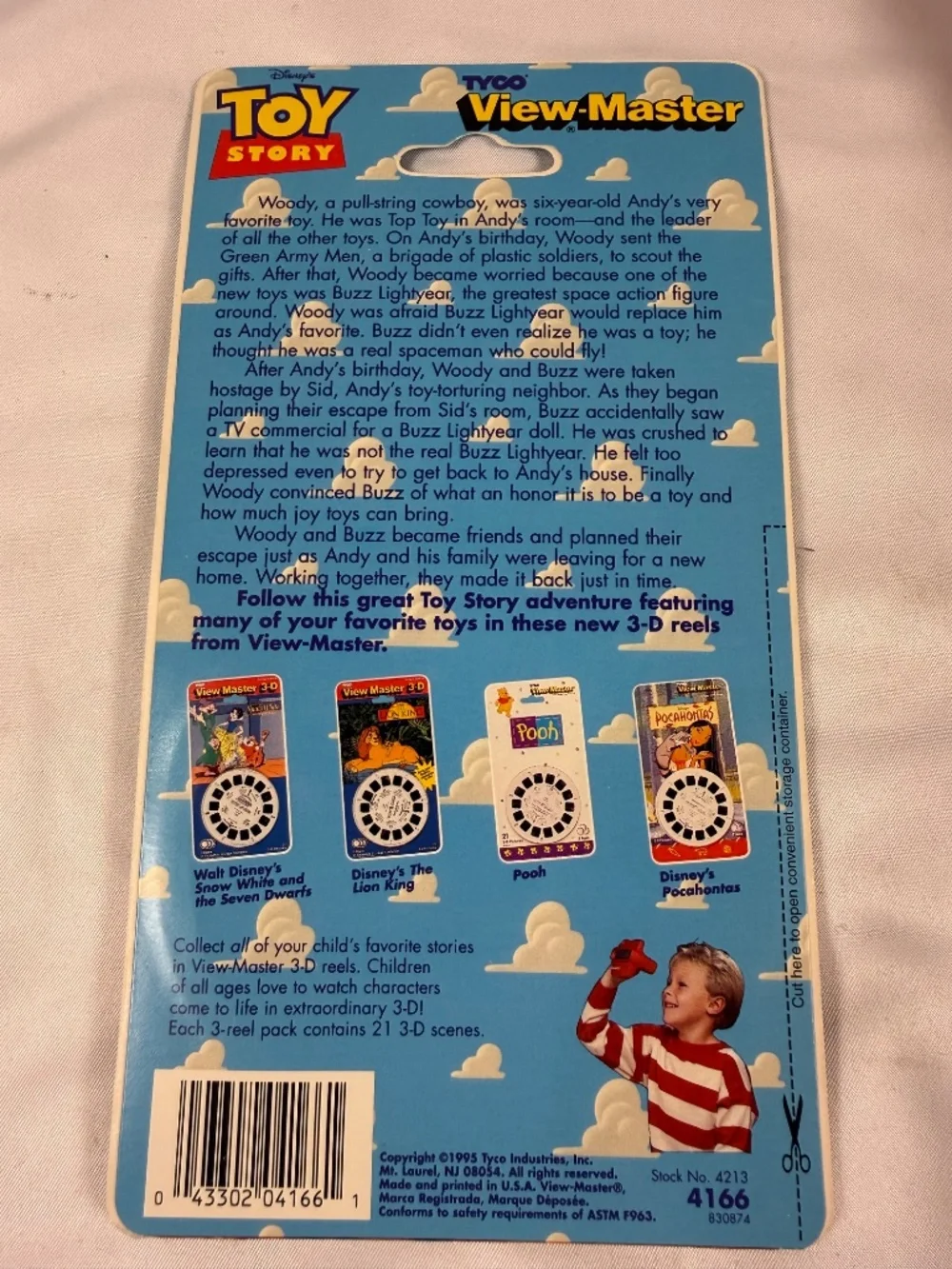 Vintage Disney View-Master Toy Story Mickey 3D Reels 1990s